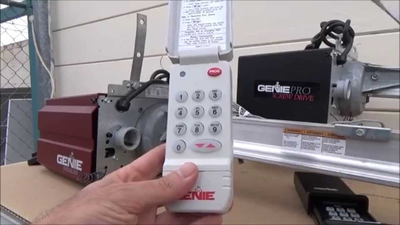 How to Program a Genie SilentMax 1000 Garage Door Opener A