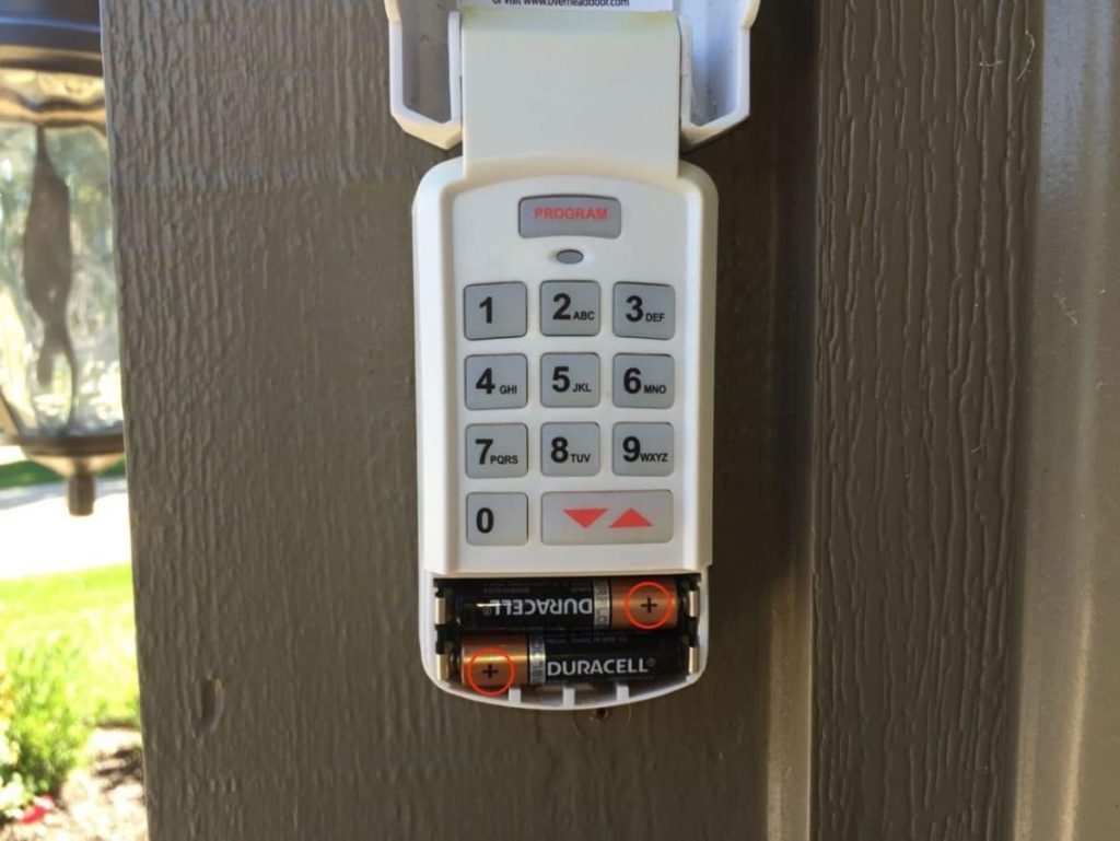 Change Battery Genie Garage Door Opener Keypad