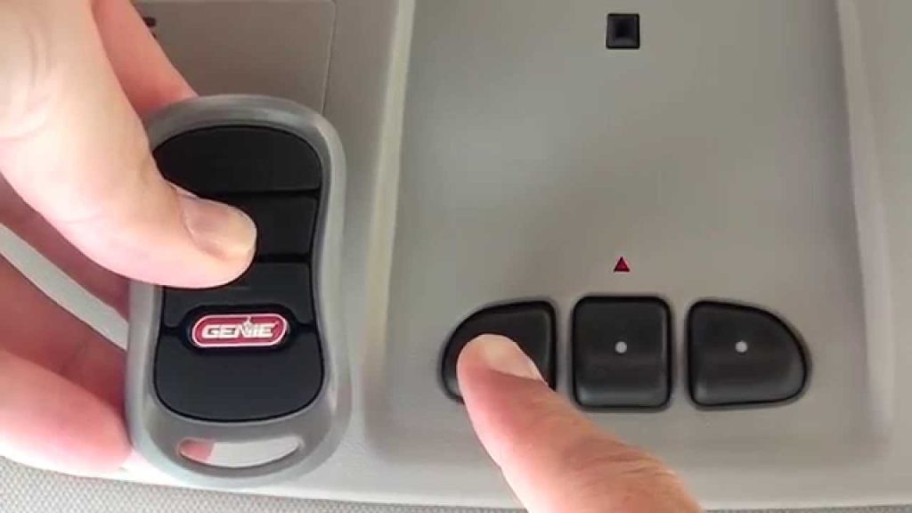 Genie Garage Door Opener Training Button