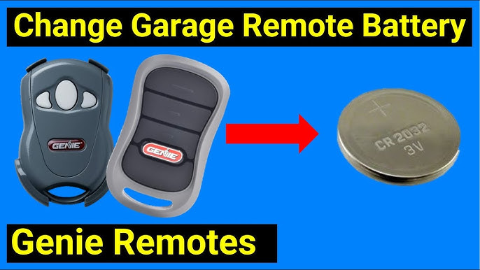 What Battery Goes In A Genie Garage Door Opener