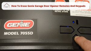 How To Clear Genie Garage Door Opener Memory