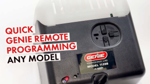 Setting Genie Garage Door Opener