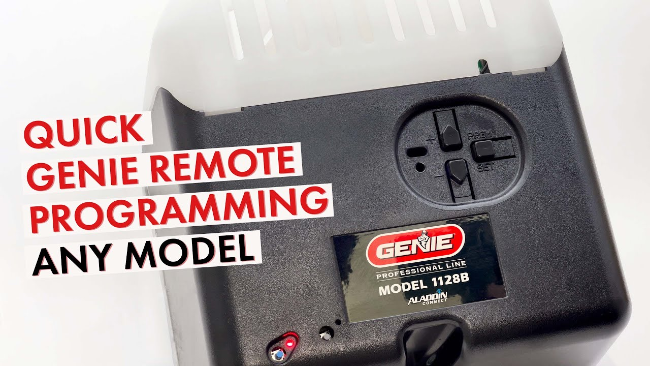 Setting Genie Garage Door Opener: A Comprehensive Guide