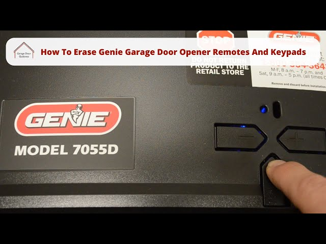 How Do I Reset My Genie Garage Door Opener