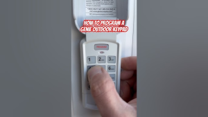 How To Change Code On Genie Garage Door Opener Keypad