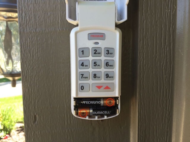 How To Change Battery In Genie Garage Door Opener Keypad