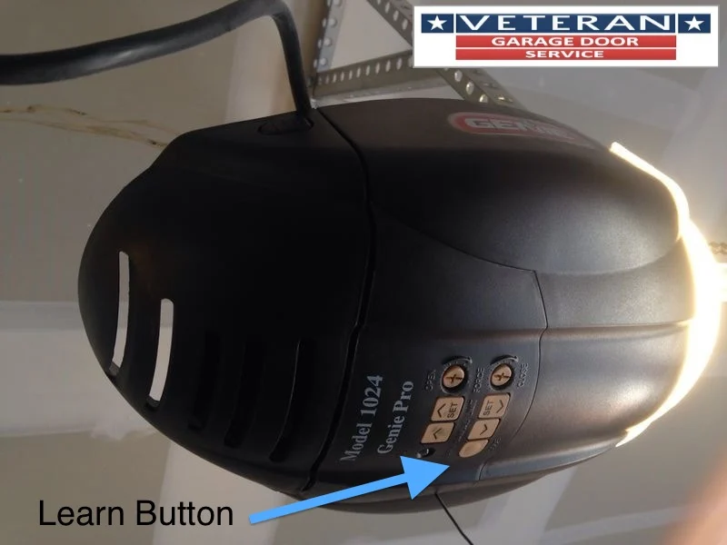 Learn Button On Older Genie Garage Door Opener