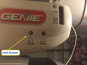 Genie Garage Door Opener Settings