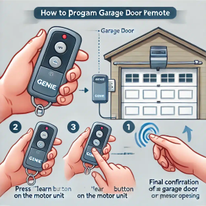 How To Install Genie Garage Door Opener Remote