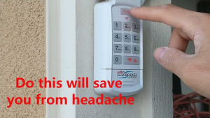 Genie Garage Door Opener Reset Pin