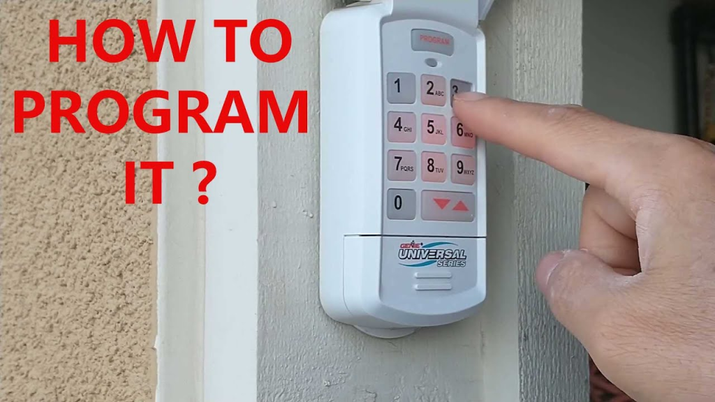 How Do I Reprogram My Genie Garage Door Opener Keypad