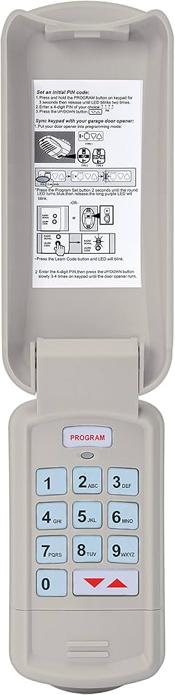 Genie Garage Door Opener Wireless Keypad Model Gpwk 12 Gwk