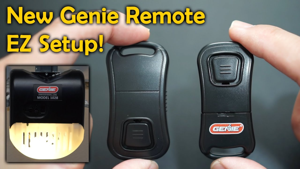 How To Program Genie Remote To Chamberlain Garage Door Opener