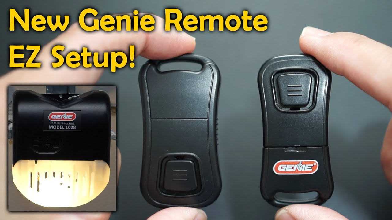 How To Program Genie Remote To Chamberlain Garage Door Opener: Step-by
