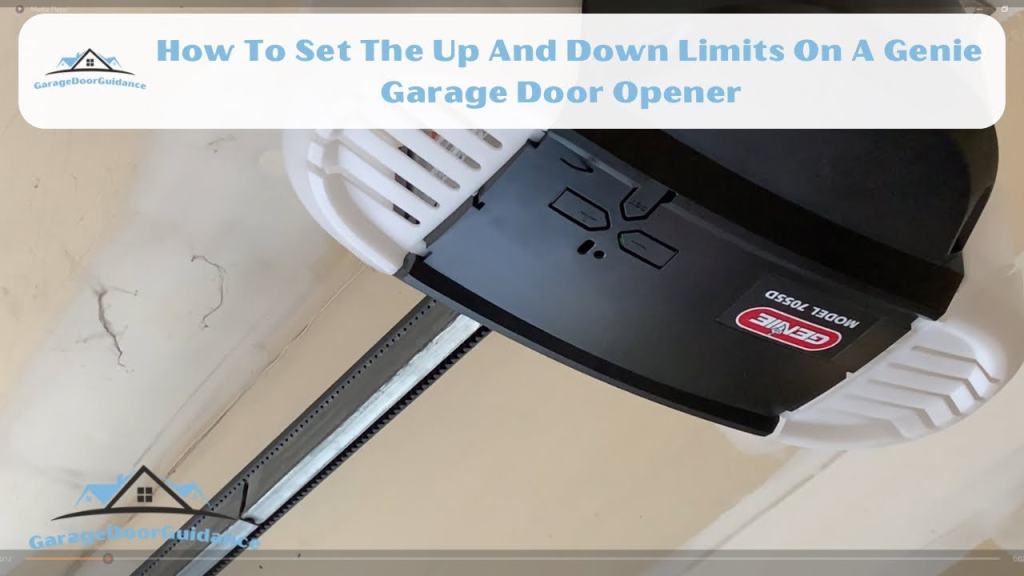 Adjusting Limits On A Genie Pro Stealth Garage Door Opener