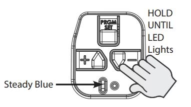 Genie Garage Door Opener Travel Limit Light Won'T Turn Blue