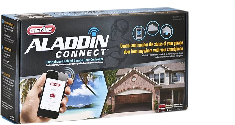 Genie Aladdin Connect Smartphone-Controlled Garage Door Opening From Anywhere