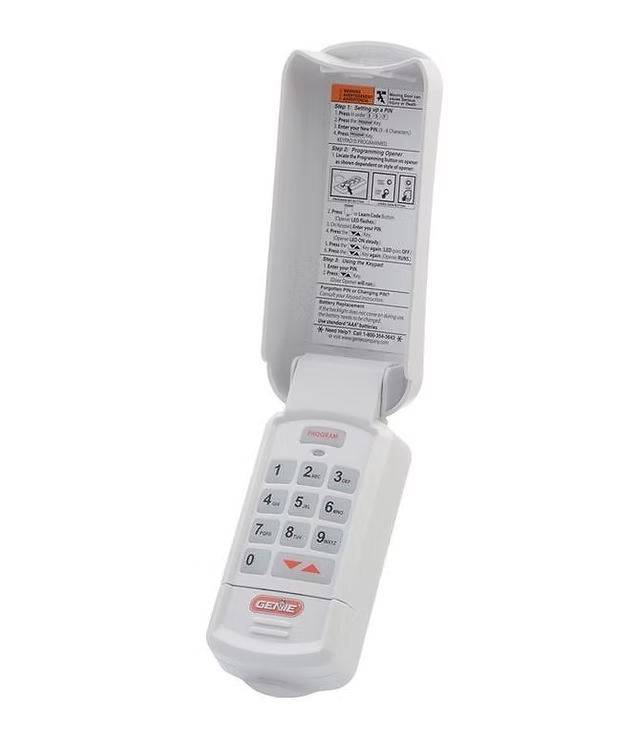Change Pin Genie Garage Door Opener Keypad And Remotes