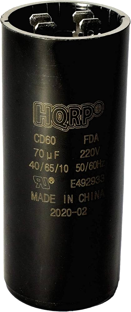 70 Uf 220V Capacitor For Genie Garage Door Opener
