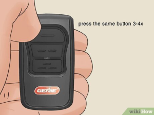 How To Open A Genie Garage Door Opener Remote
