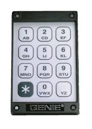 Genie Garage Door Opener Universal Wired Keypad Kep 1