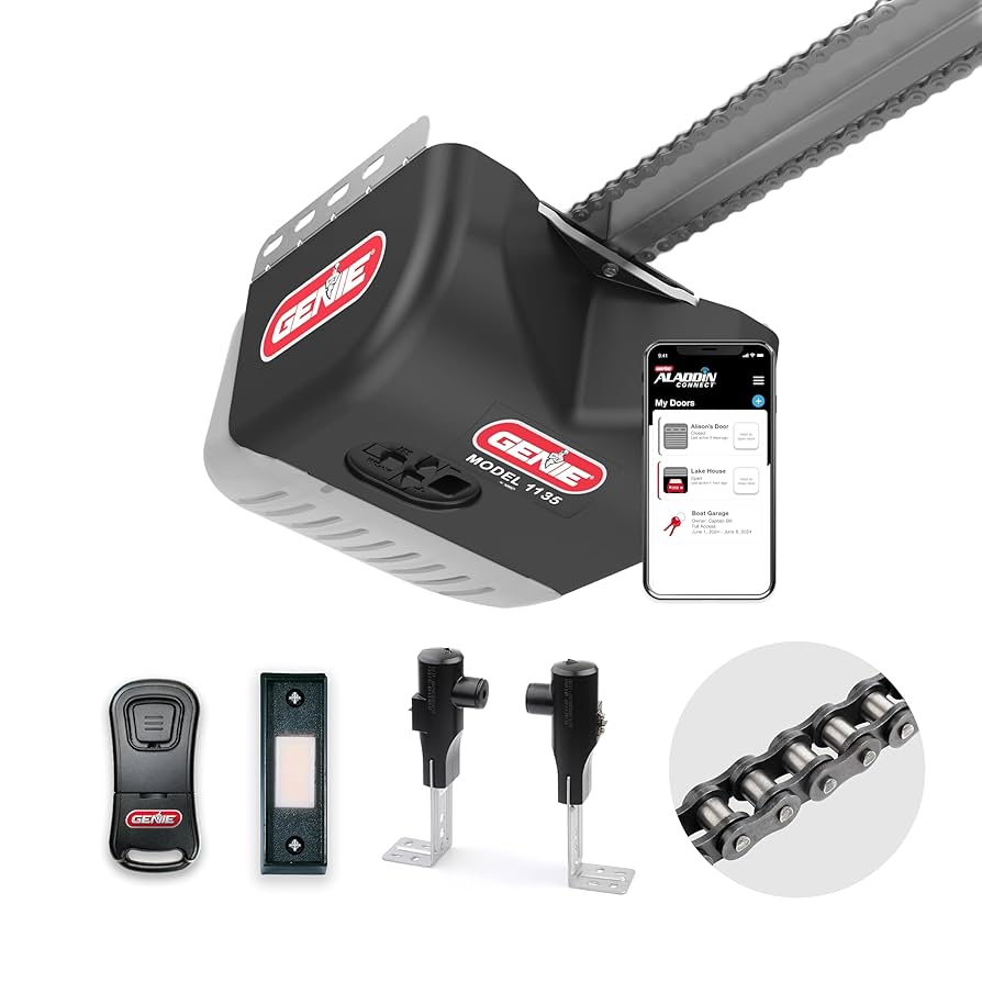 Genie Garage Door Opener Works On Chain And Belt