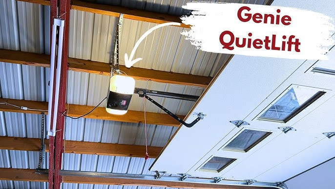How To Spring Load Electric Garage Door Opener Genie