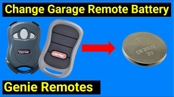 How To Take Apart Genie Remote Garage Door Opener