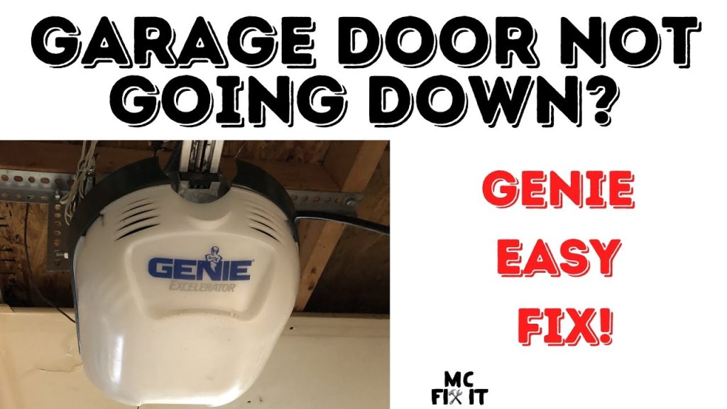 How To Troubleshoot A Genie Excelerator Garage Door Opener