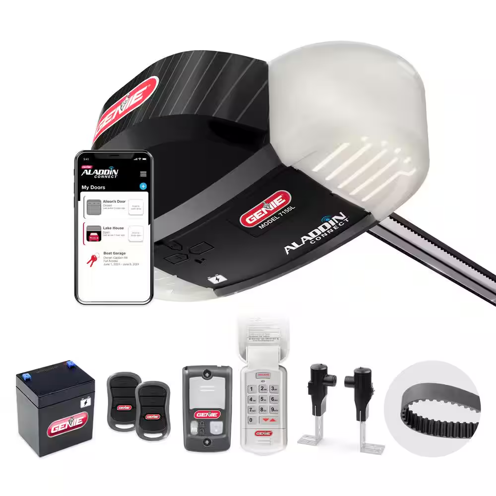 How To Connector Genie Belt Drive Garage Door Opener