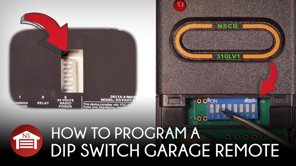 My Genie Garage Door Opener Dip Switches Wont Sync