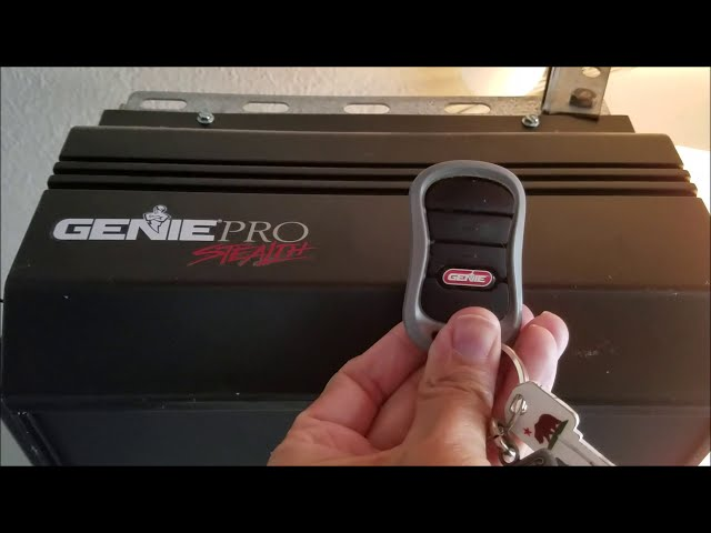 Pairing Genie Garage Door Remote With Genie Promax Opener