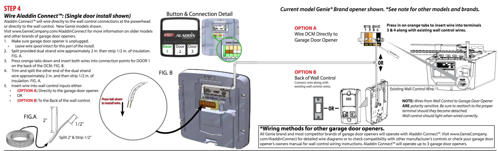 Putting Dual Wires On A Genie Garage Door Opener