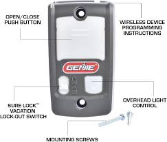Genie Garage Door Opener Model 12A Learn Button
