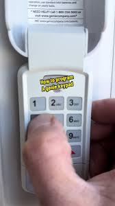 How To Program Genie In Tele-Code Garage Door Opener