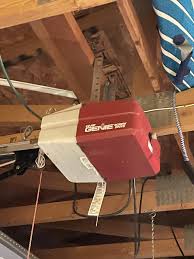 Genie Screw Drive Garage Door Opener Red